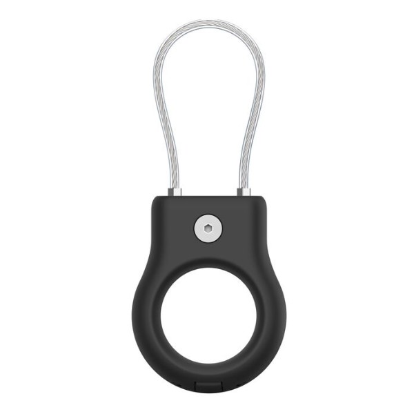 Фото - Чехол для беспроводного маяка Belkin Secure Holder with Wire Cable AirTag, Black (MSC009BTBK)